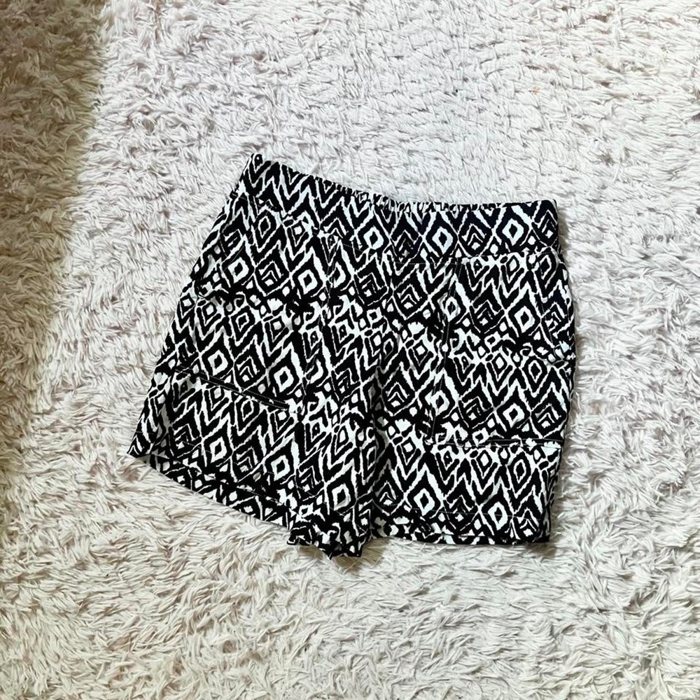 Geometric Tribal Monochrome Hipster Boho Indie Printed Shorts Womens S Earthy